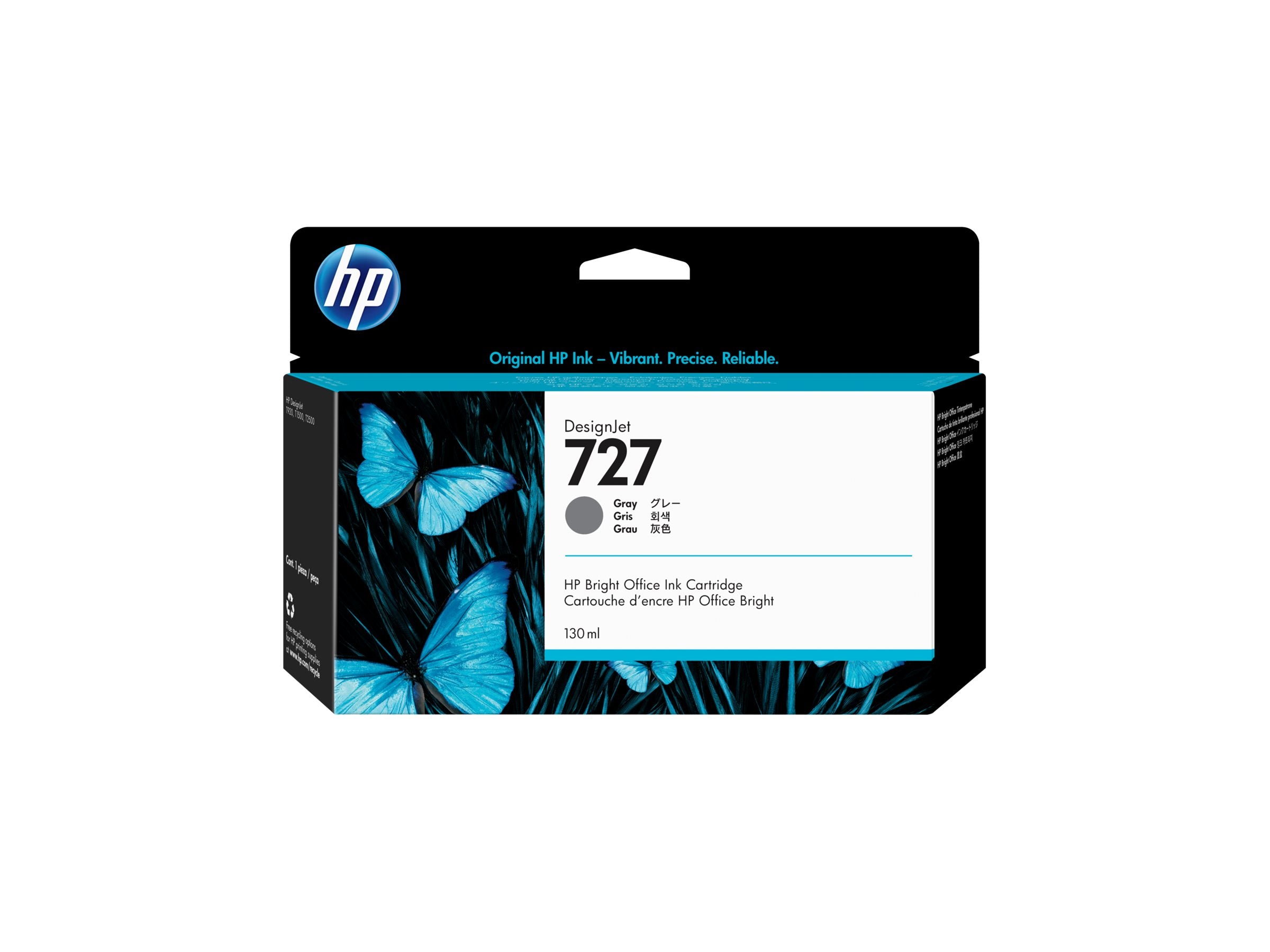HP 727 Original Tinte grau Verpackung