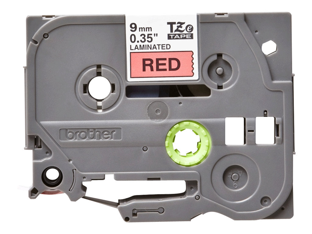 BROTHER P-Touch TZE-421 schwarz auf rot 9mm Anwendung