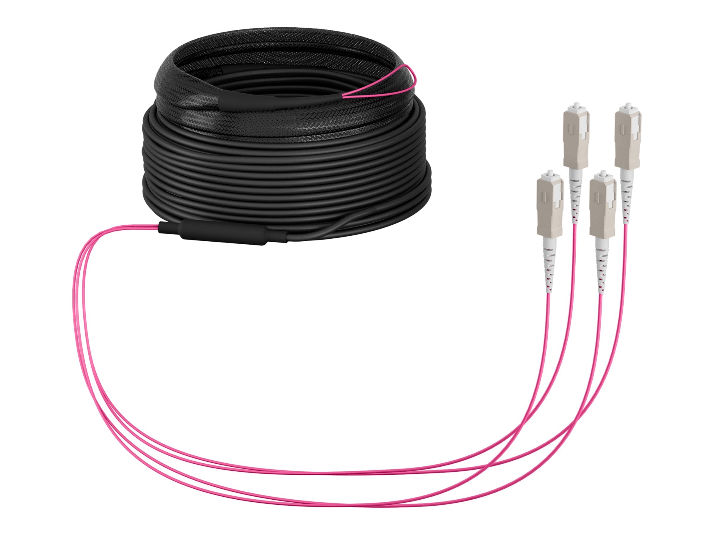 EFB Trunkkabel U-DQ ZN BH 4G 50/125 SC/SC OM4 30m - Vorderansicht