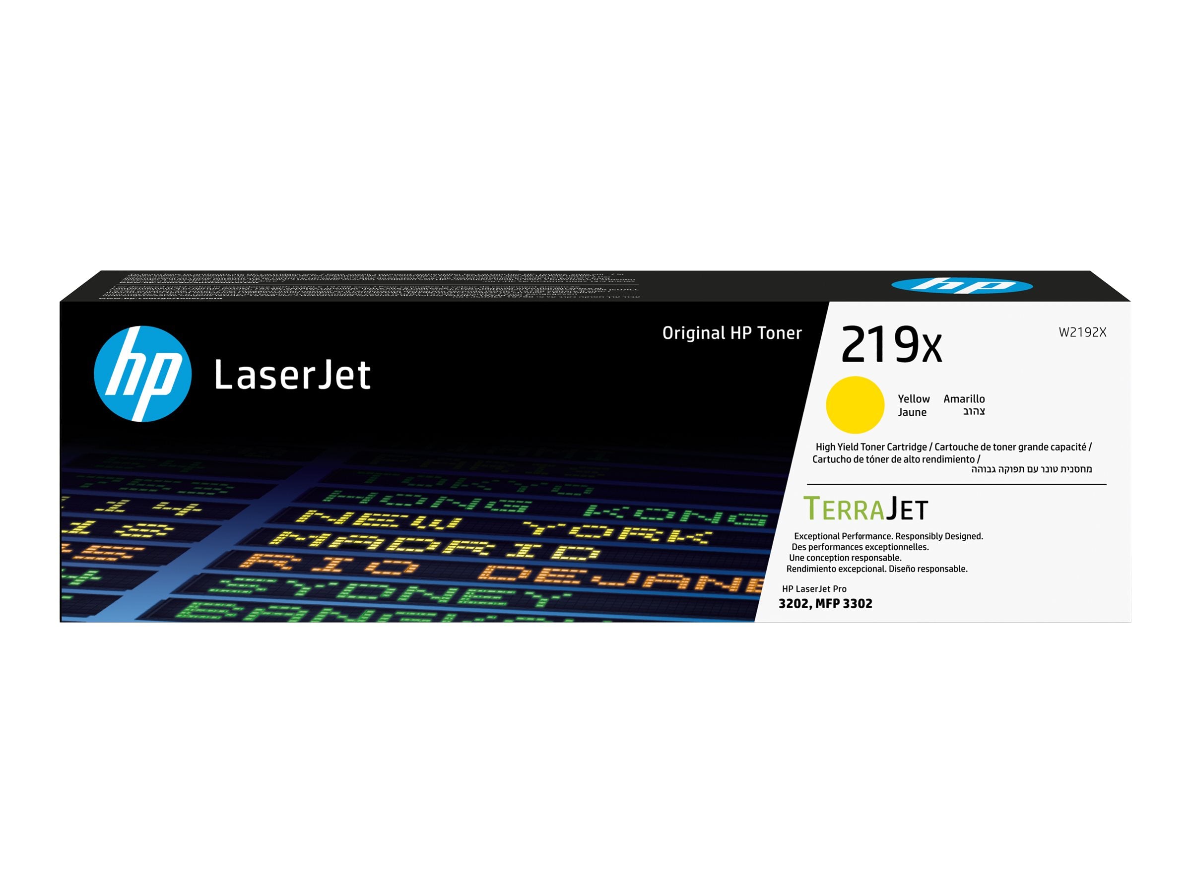 HP 219X High Yield Yellow Original LaserJet Toner Cartridge Verpackung