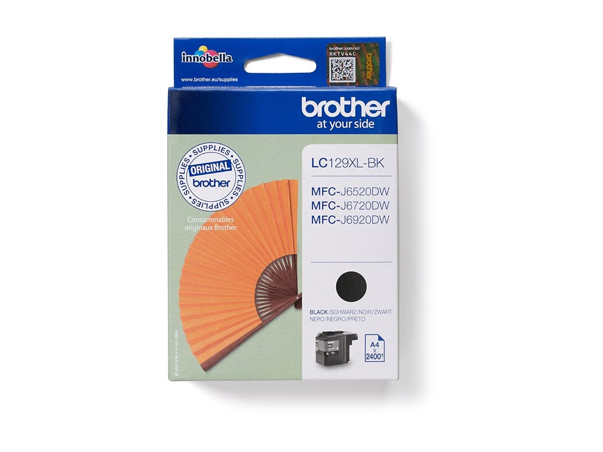 BROTHER LC-129XL BK Tinte schwarz Verpackung