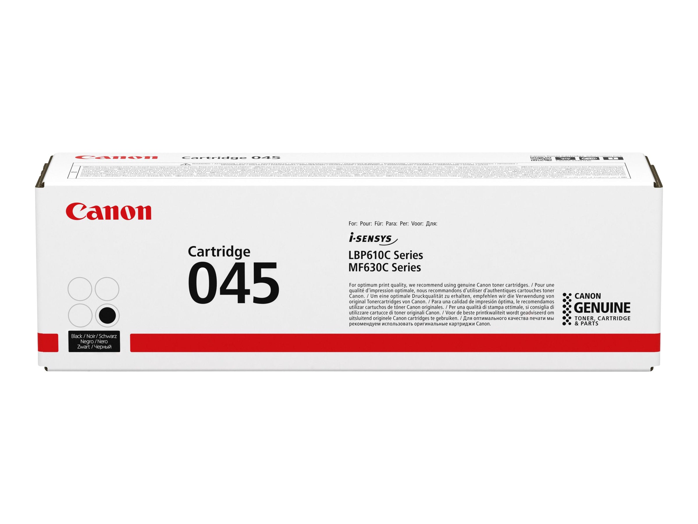 CANON CRG 045 BK schwarz Tonerpatrone Verpackung