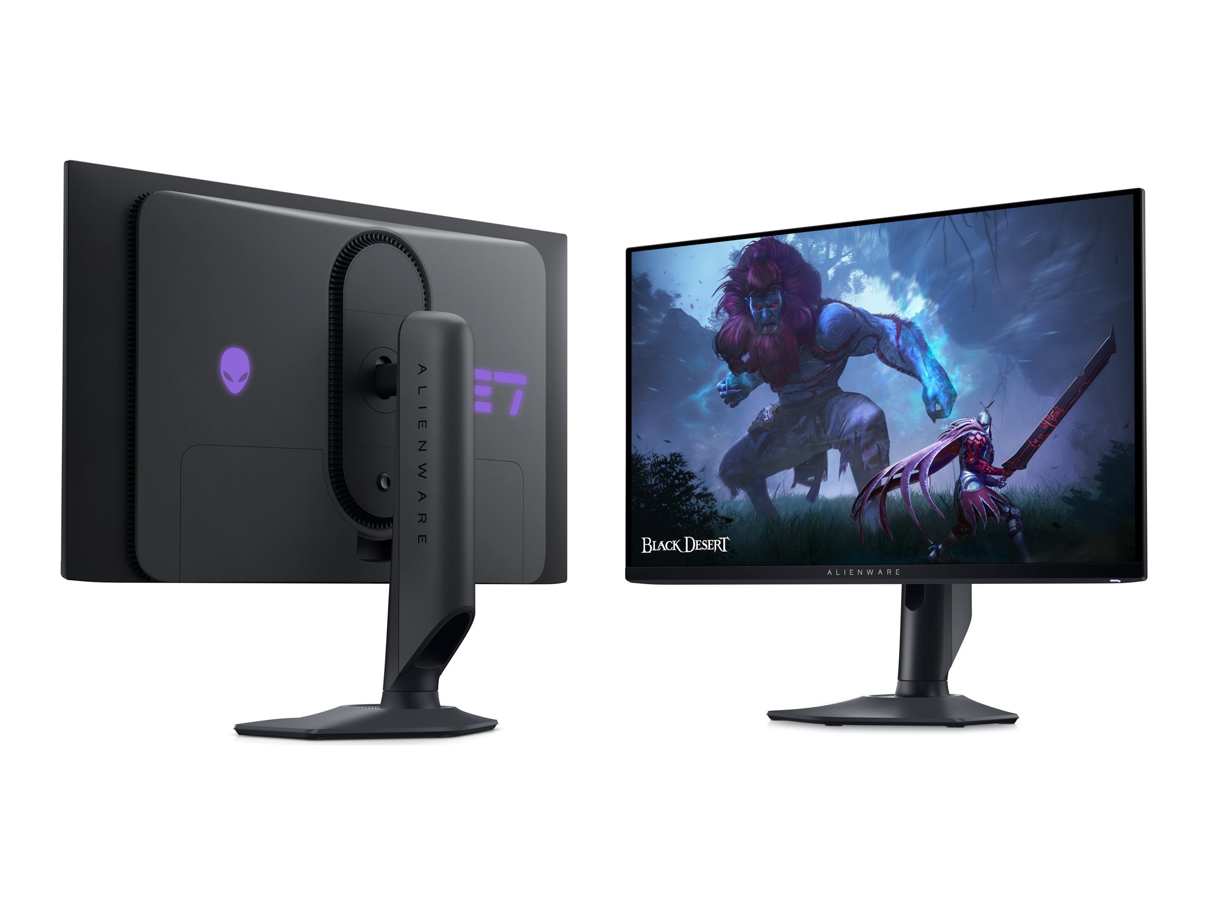 DELL Alienware 27 QD-OLED Gaming Monitor AW2725DF Detailansicht der Anschlüsse
