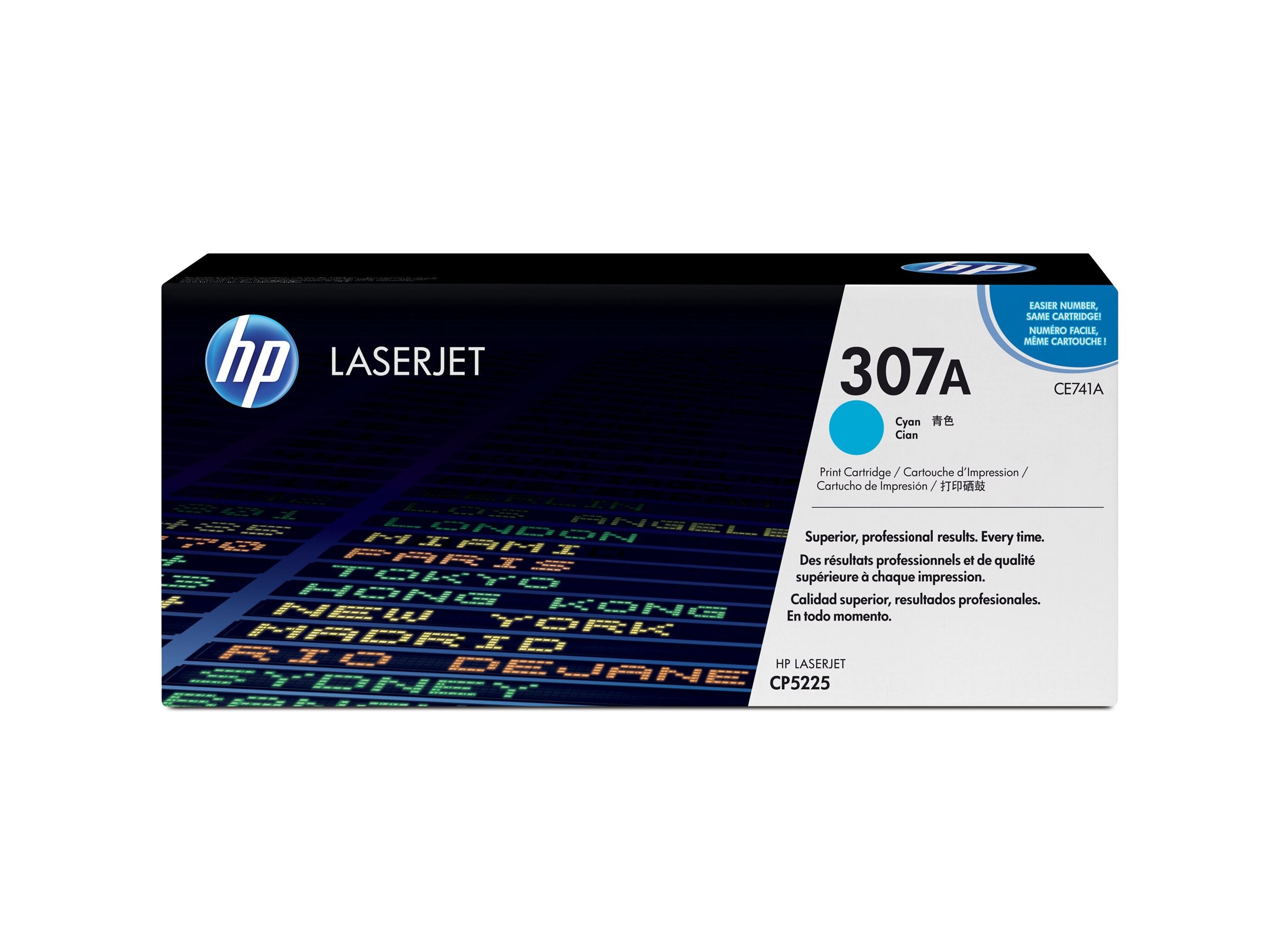HP CE741A Tonerpatrone cyan Detailansicht