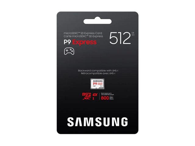 SAMSUNG P9 Express microSD Express-Karte 512GB Detailansicht