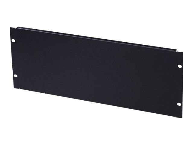 DIGITUS Blindabdeckung 48,3cm 19Zoll 4HE schwarz RAL9005 - Vorderansicht