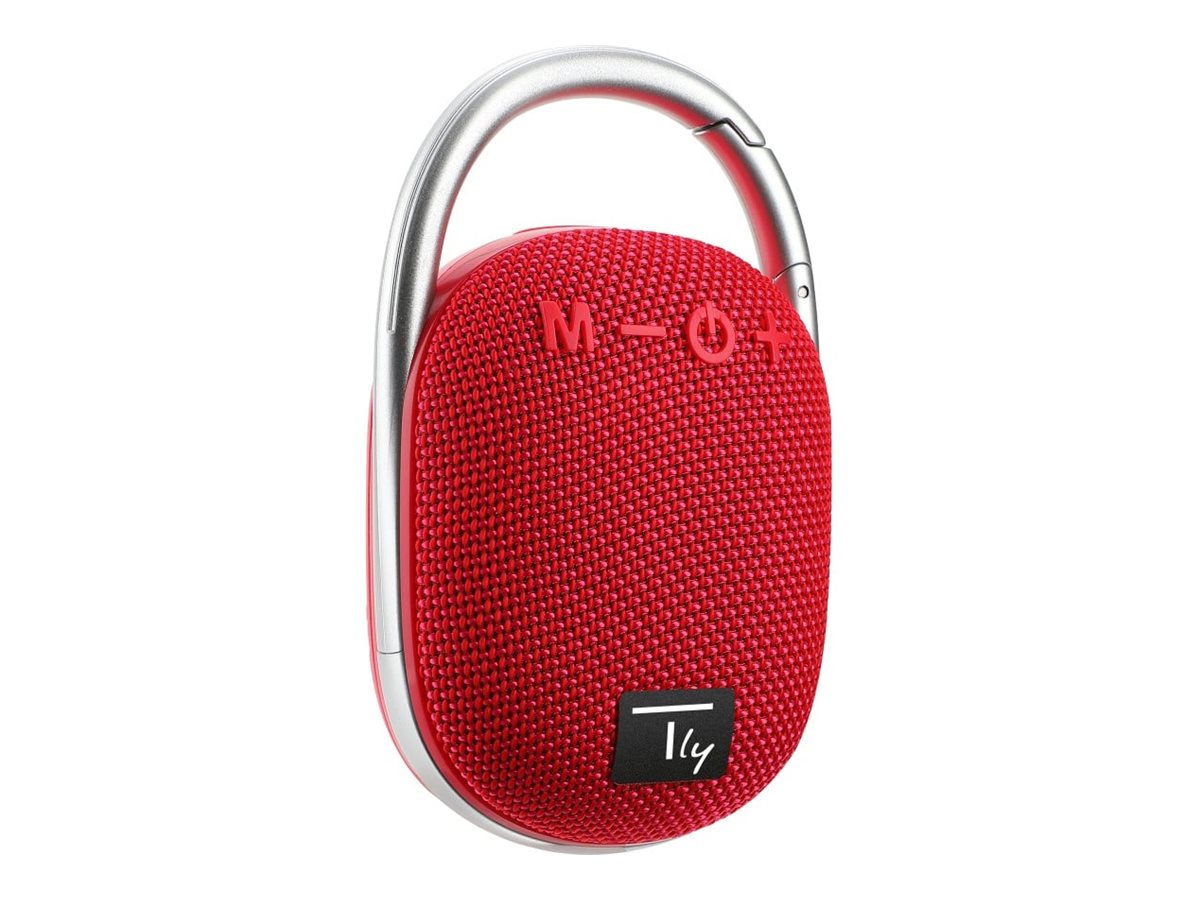 EFB Techly Bluetooth-Lautsprecher rot - Vorderansicht