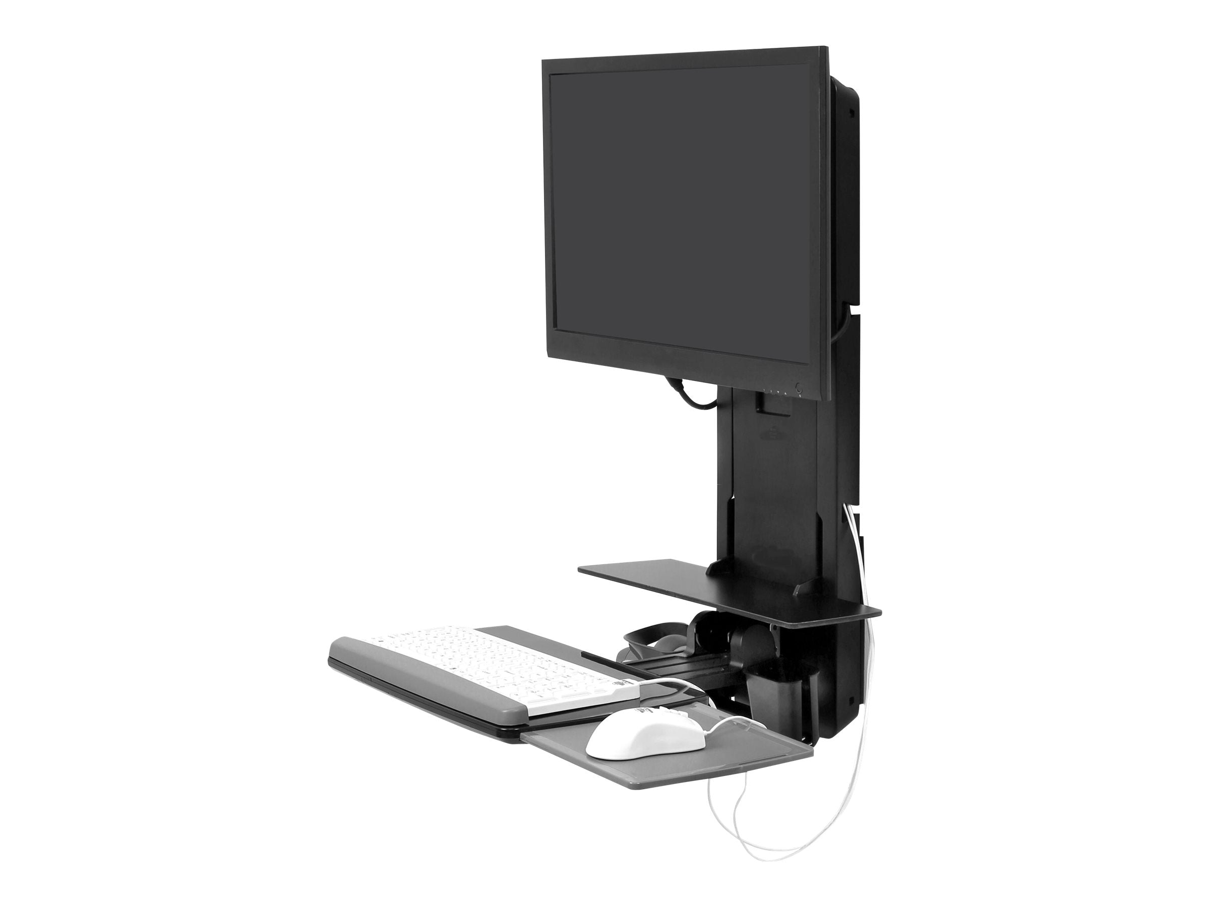 Seitenansicht des ERGOTRON StyleView Sitz-Steh Vertical Lift