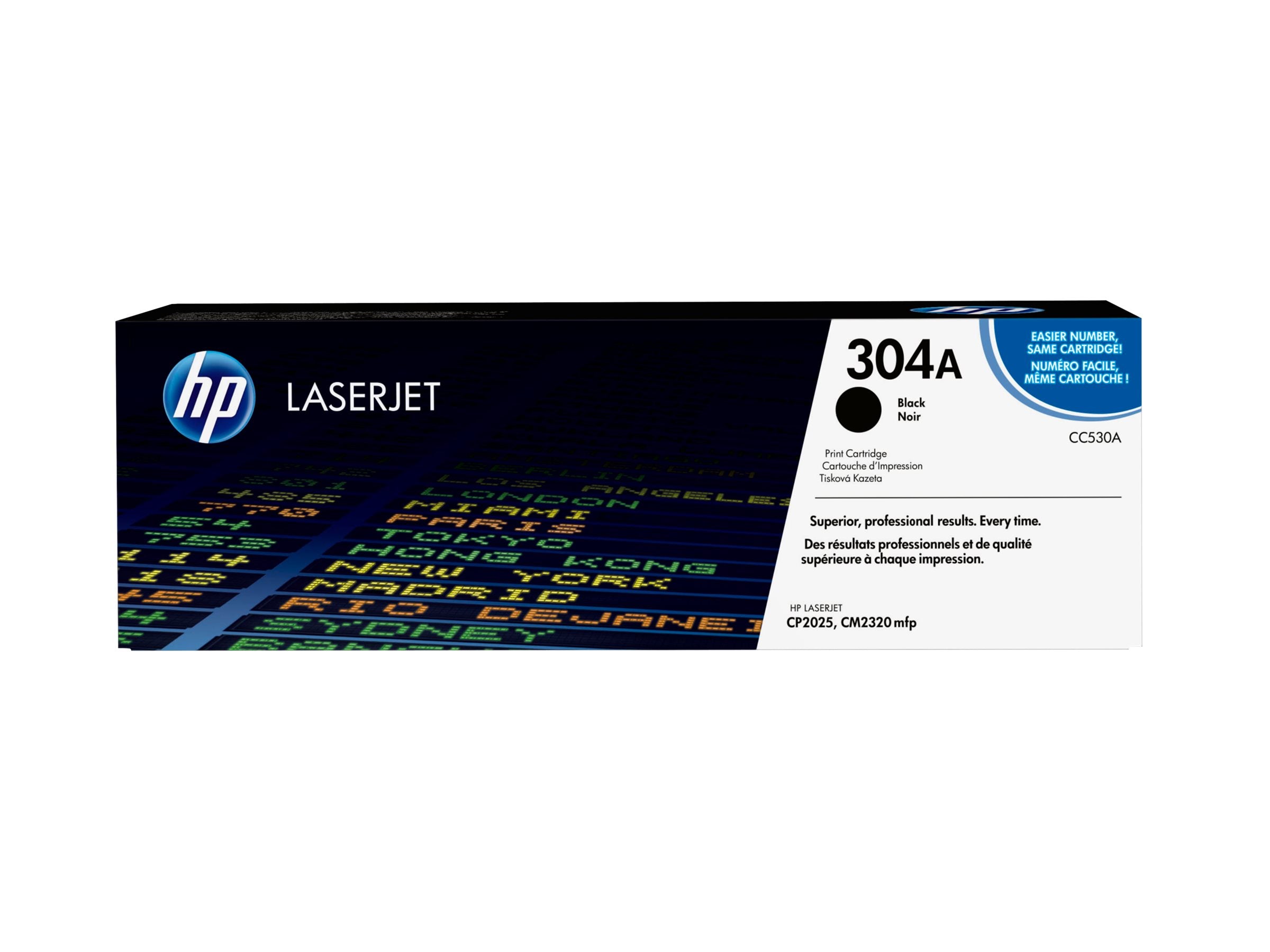 HP 304A Tonerpatrone CC530A schwarz Vorderansicht