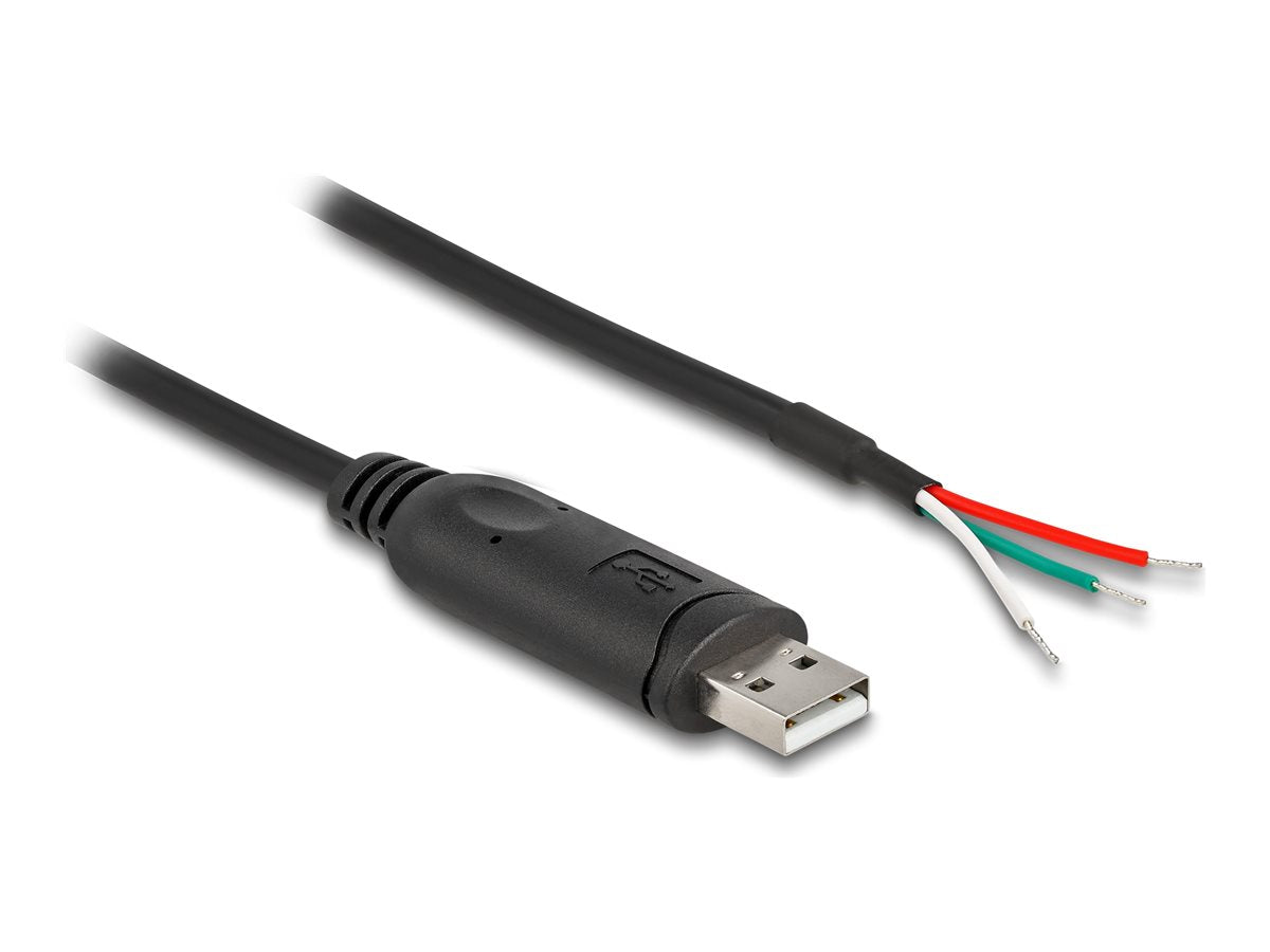 DELOCK Adapterkabel USB 2.0 Typ-A zu seriell RS-485 0,5m Vorderansicht
