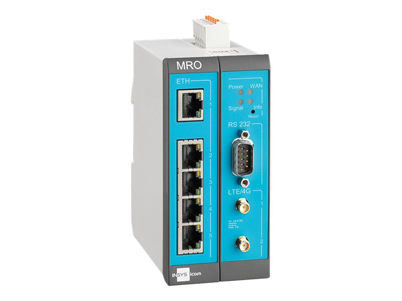 INSYS icom MRX2 LTES 1.0 Router EMEA-Frequenzen VPN-Option / vorher MRO-L200 1.0