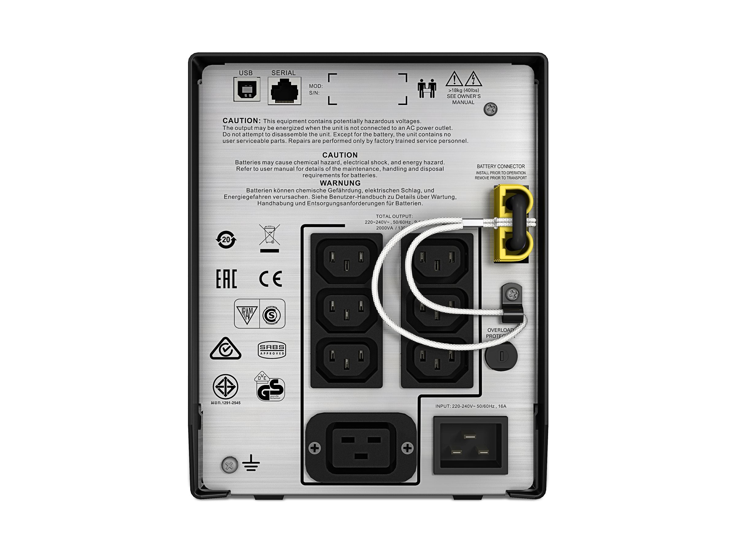 APC Smart-UPS C 2000VA LCD UPS Verpackung