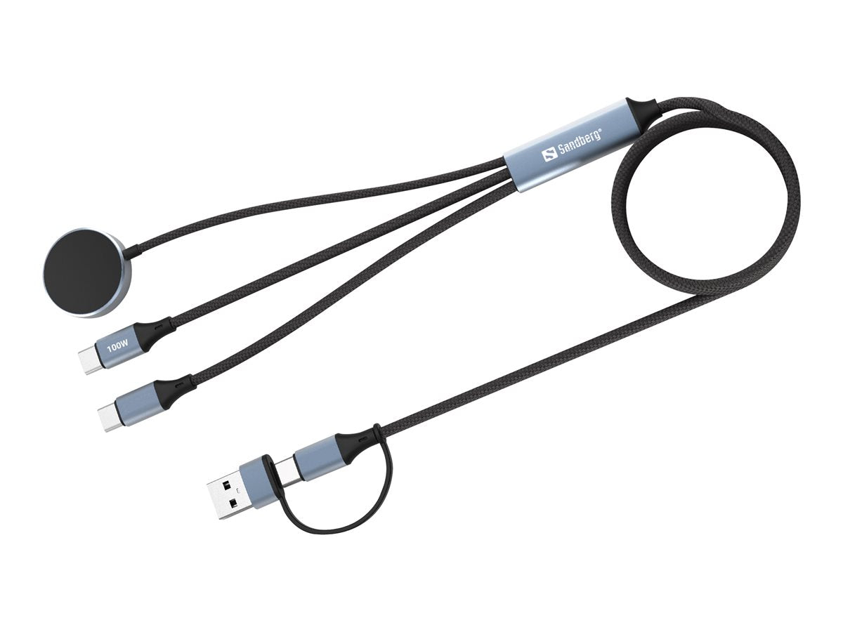 SANDBERG 3in1 Travel Charge Cable 100W - Verpackung