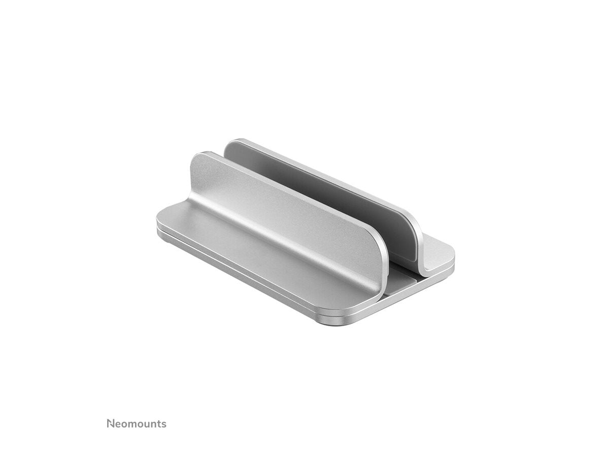 NEOMOUNTS vertical laptop stand silver - Vorderansicht