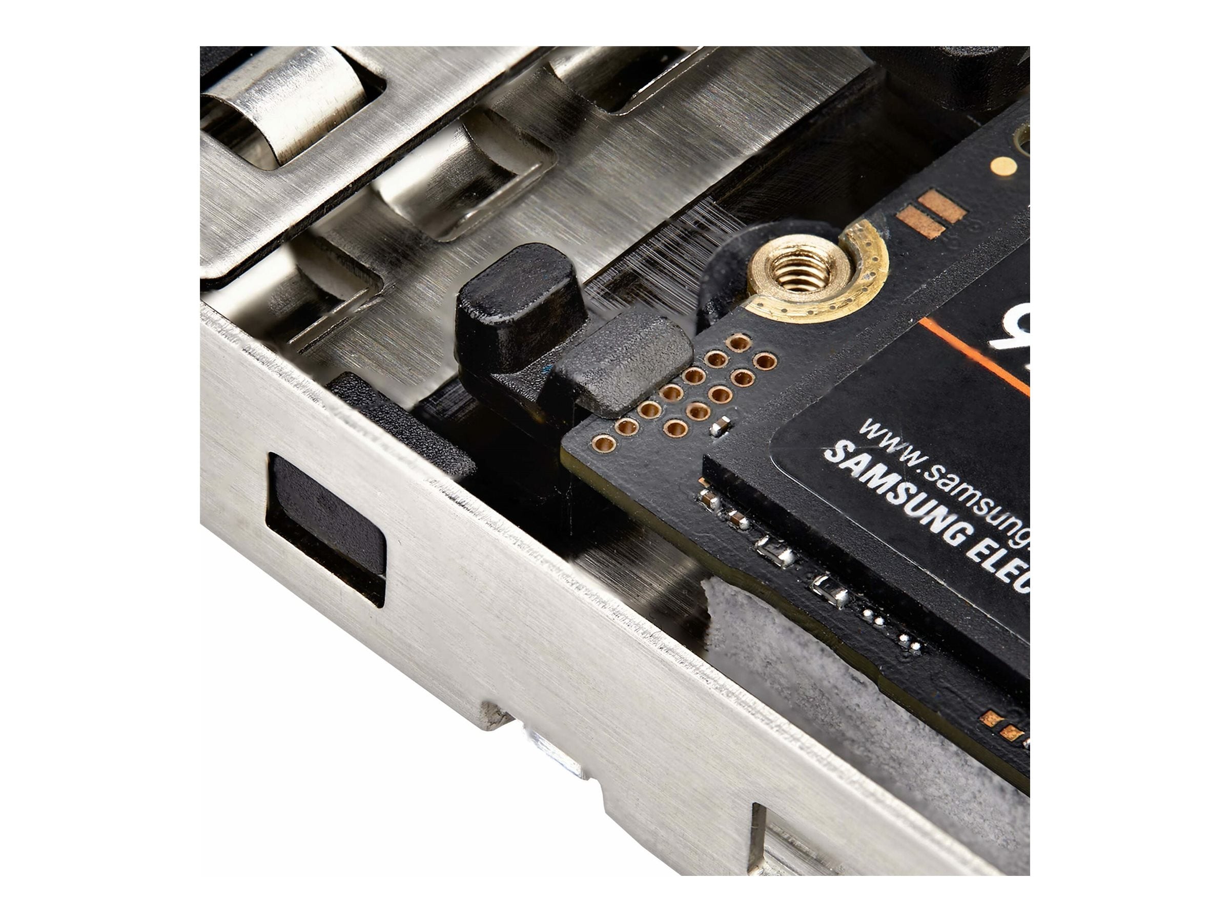 STARTECH.COM Dual-Bay M.2 NVMe Wechselrahmen M.2 SSD zu PCIe x8 Adapter PCI Express Bifurcation nötig Werkzeugloser Einbau