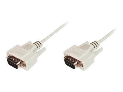ASSMANN Datatransfer Anschlusskabel D-Sub9 St/St 3,0m Vorderansicht