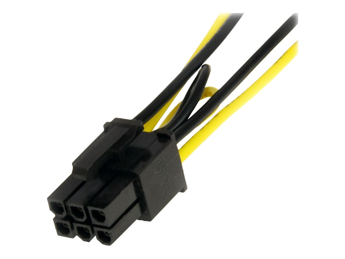 STARTECH.COM 6in SATA Power to 6 Pin PCI Express Video Card Power Cable Adapter - Vorderansicht