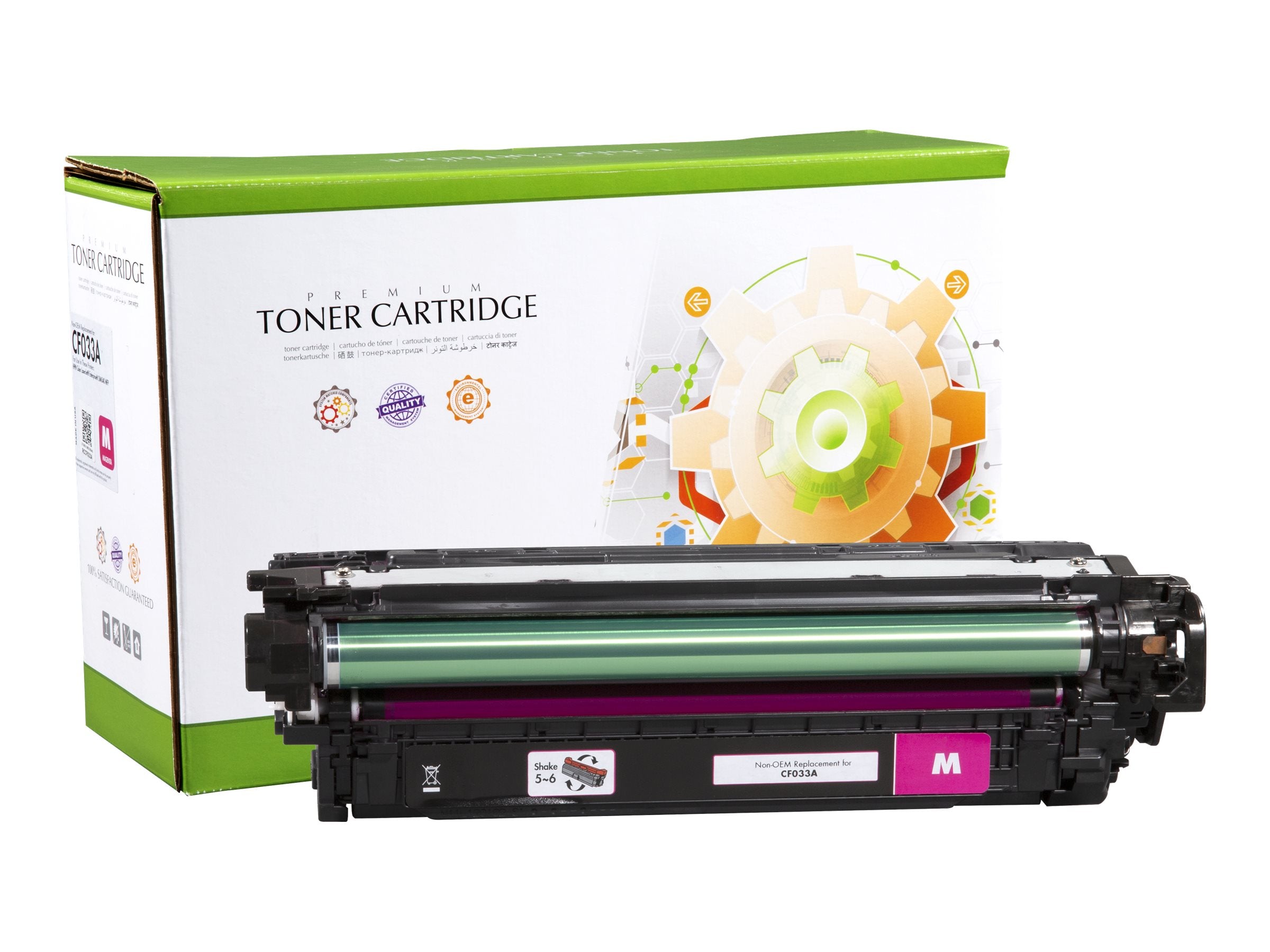STATIC Tonerpatrone HP CF033A magenta Vorderansicht