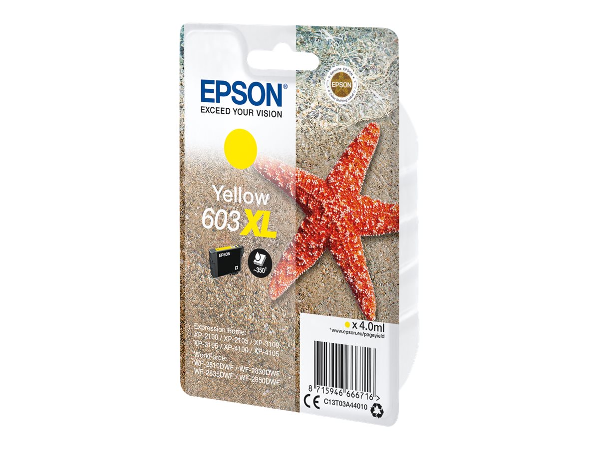 EPSON 1LB Singlepack Yellow 603XL Ink w/s Vorderansicht