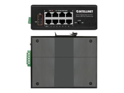 INTELLINET 8-Port PoE+ Gb Switch Verpackung