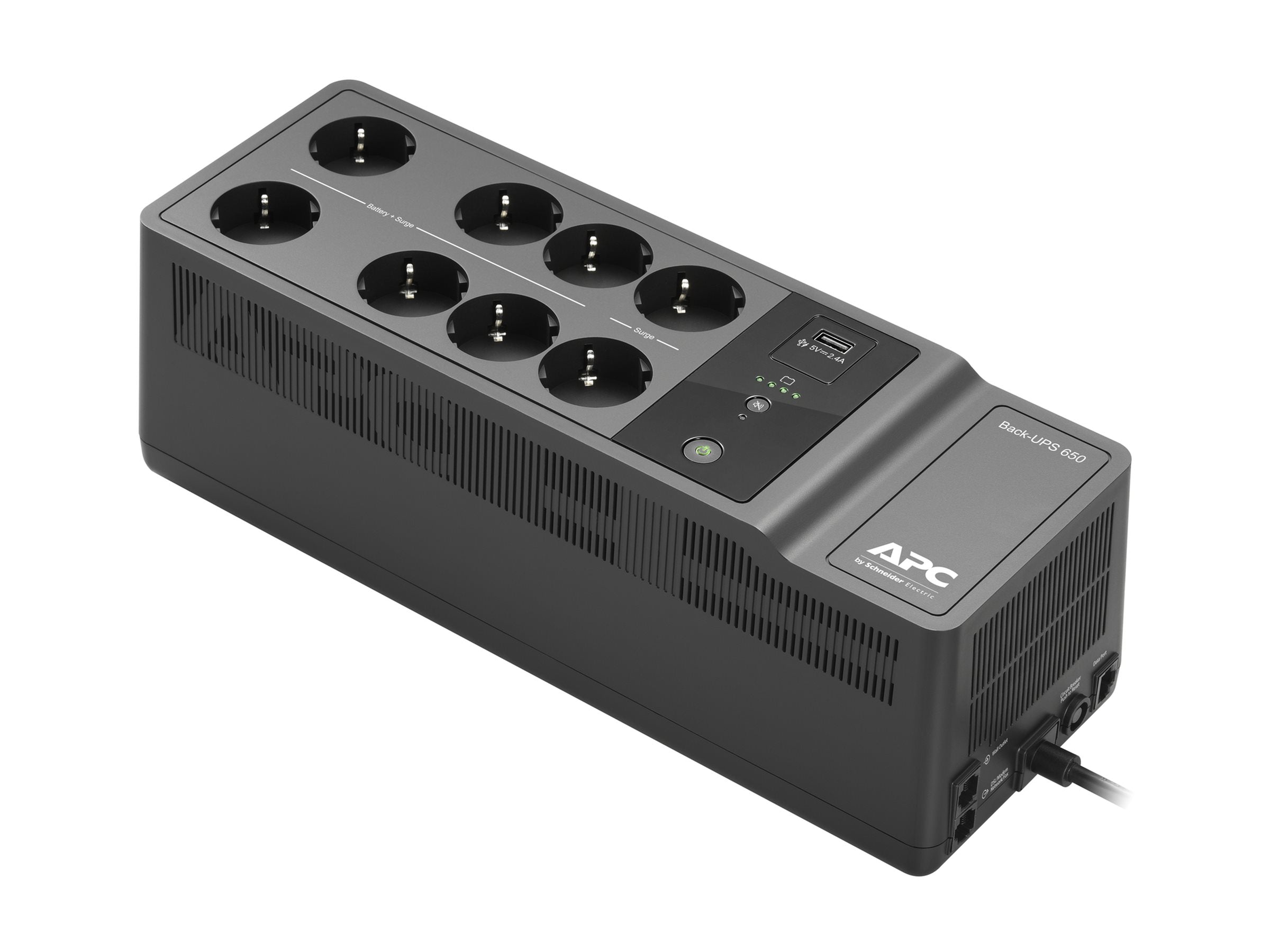 Seitenansicht der APC Back-UPS BE650G2-IT USV
