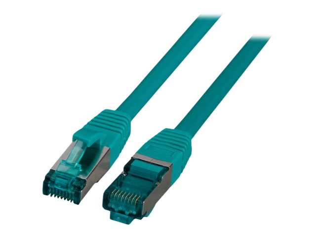 EFB RJ45 Patchkabel S/FTP Cat6A LSZH Grün 50m - Vorderansicht