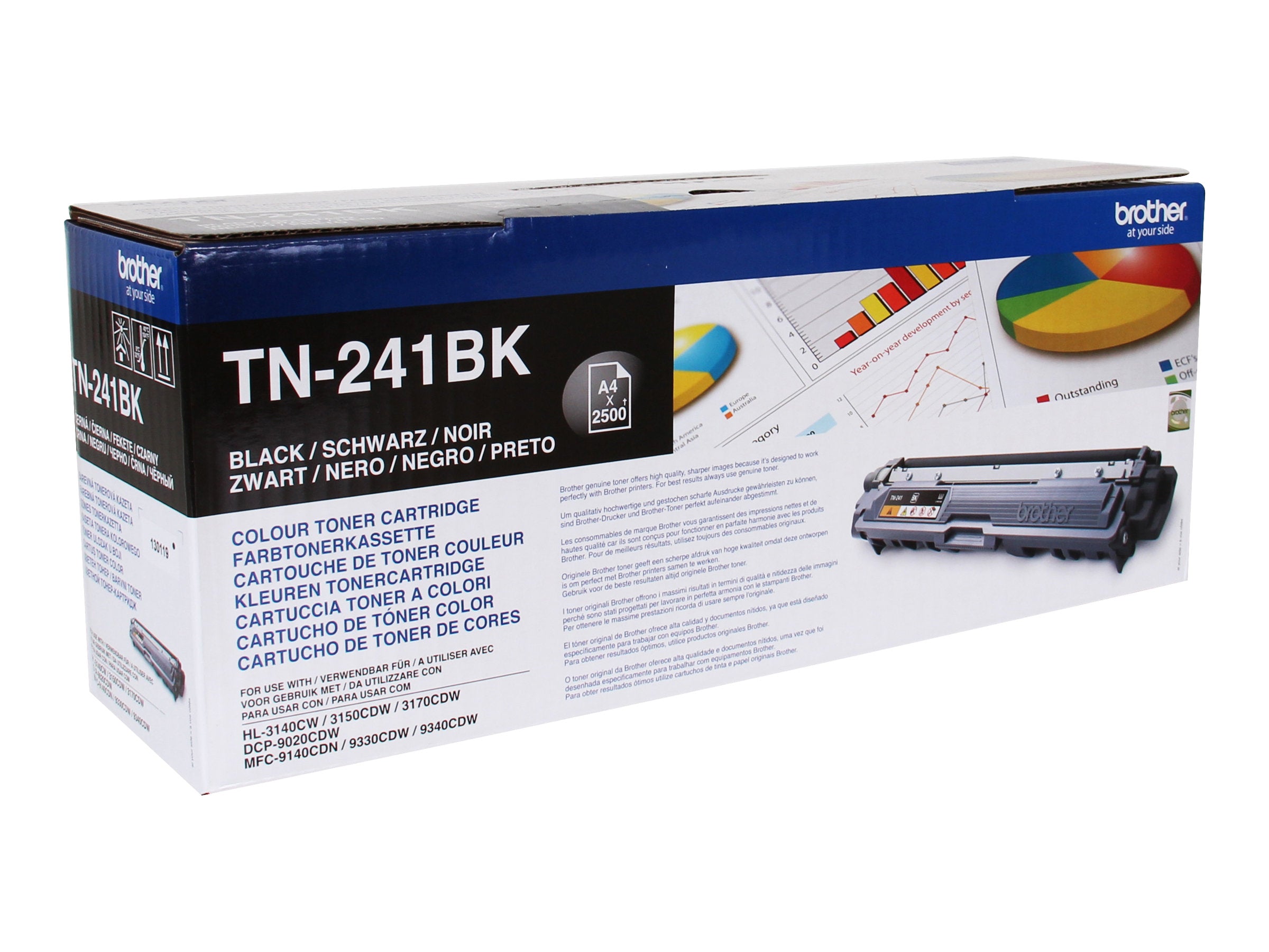 BROTHER TN241BK TWIN-pack Tonerpatrone Vorderansicht
