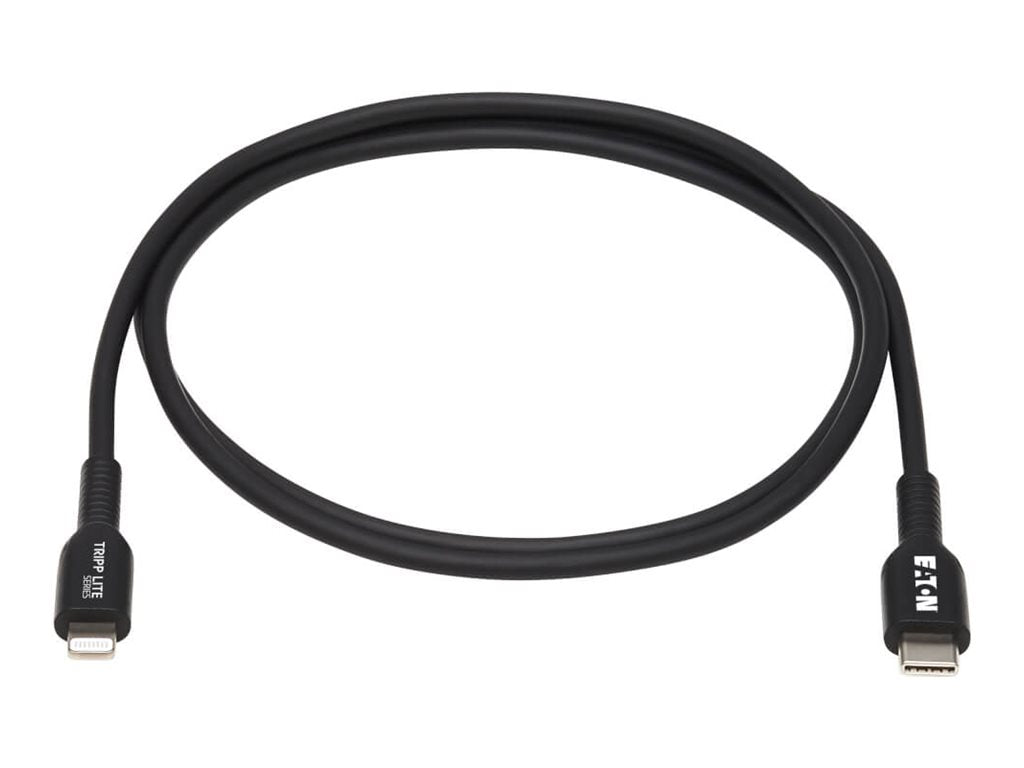 EATON TRIPPLITE USB-C to Lightning Sync/Charge Cable M/M MFi Certified Lightning cable 24 pin USB-C M to Lightning M 2m