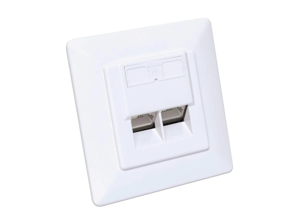 INTELLINET 2-Port Cat6 10G RJ45-Netzwerkdose Verpackung