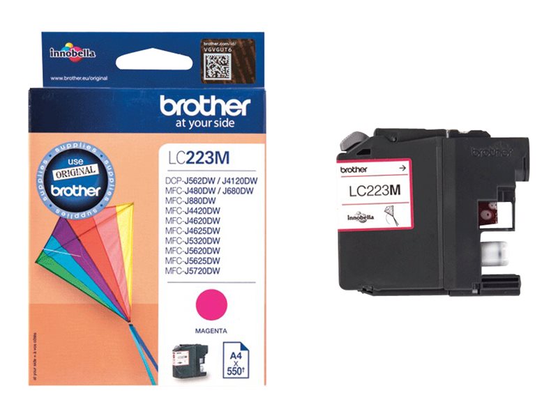 BROTHER LC-223 Tinte magenta Seitenansicht