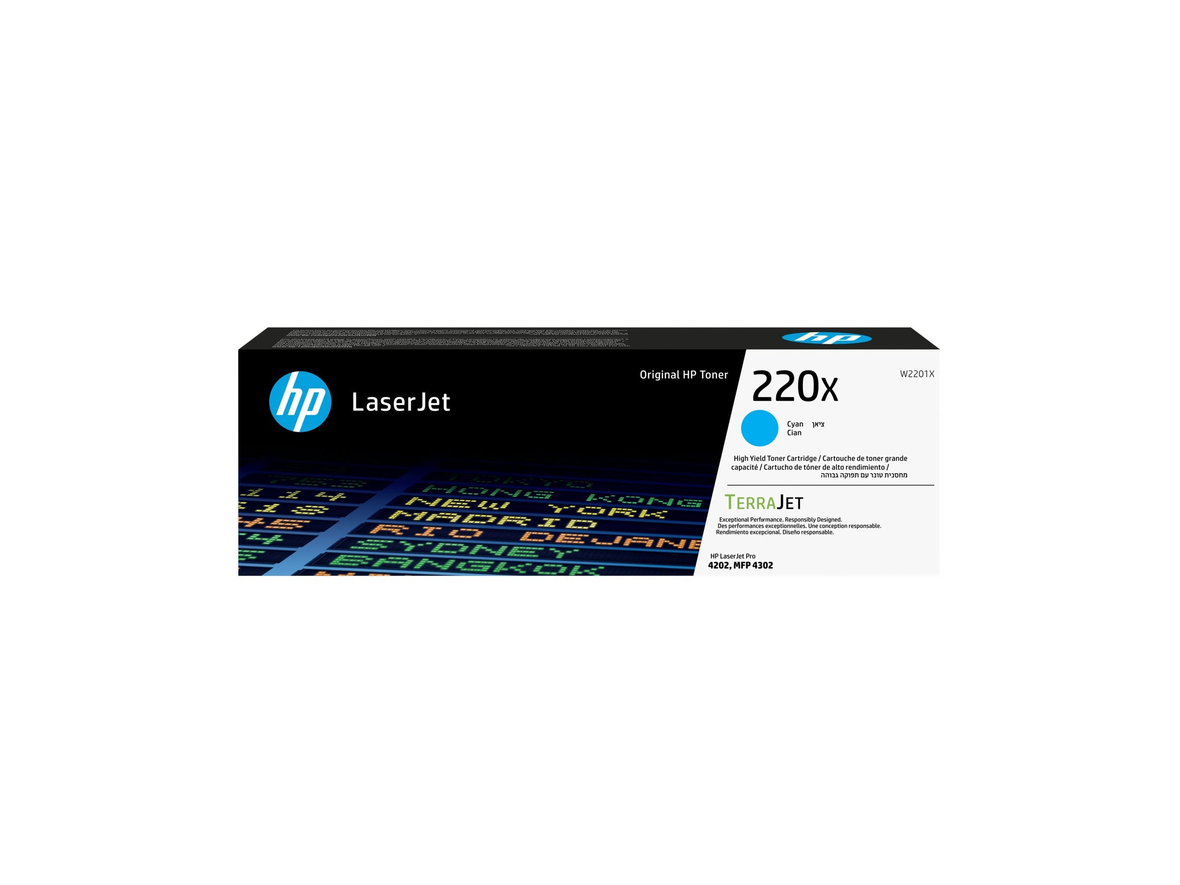 HP 220X Cyan Original LaserJet Toner Cartridge Verpackung