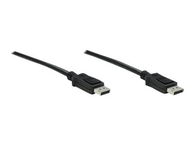 TECHLY DisplayPort 1.4 Anschlusskabel schwarz 1m Verpackung