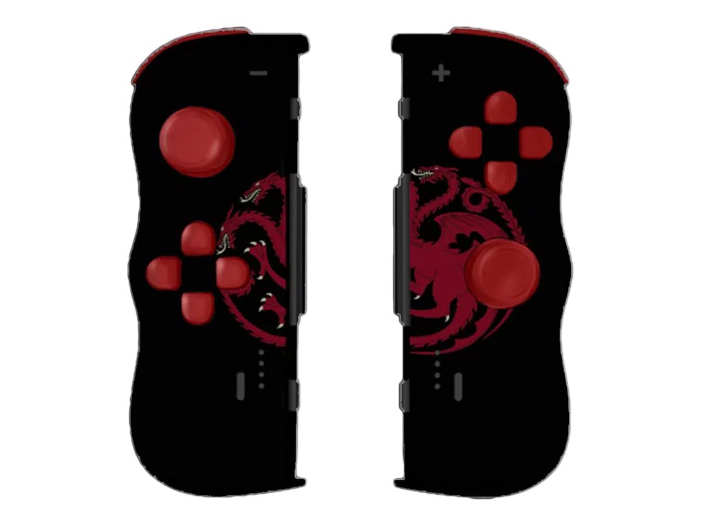 LEXIP X GAME OF THRONES Black Lights Twinpads Controller Black - Detailansicht