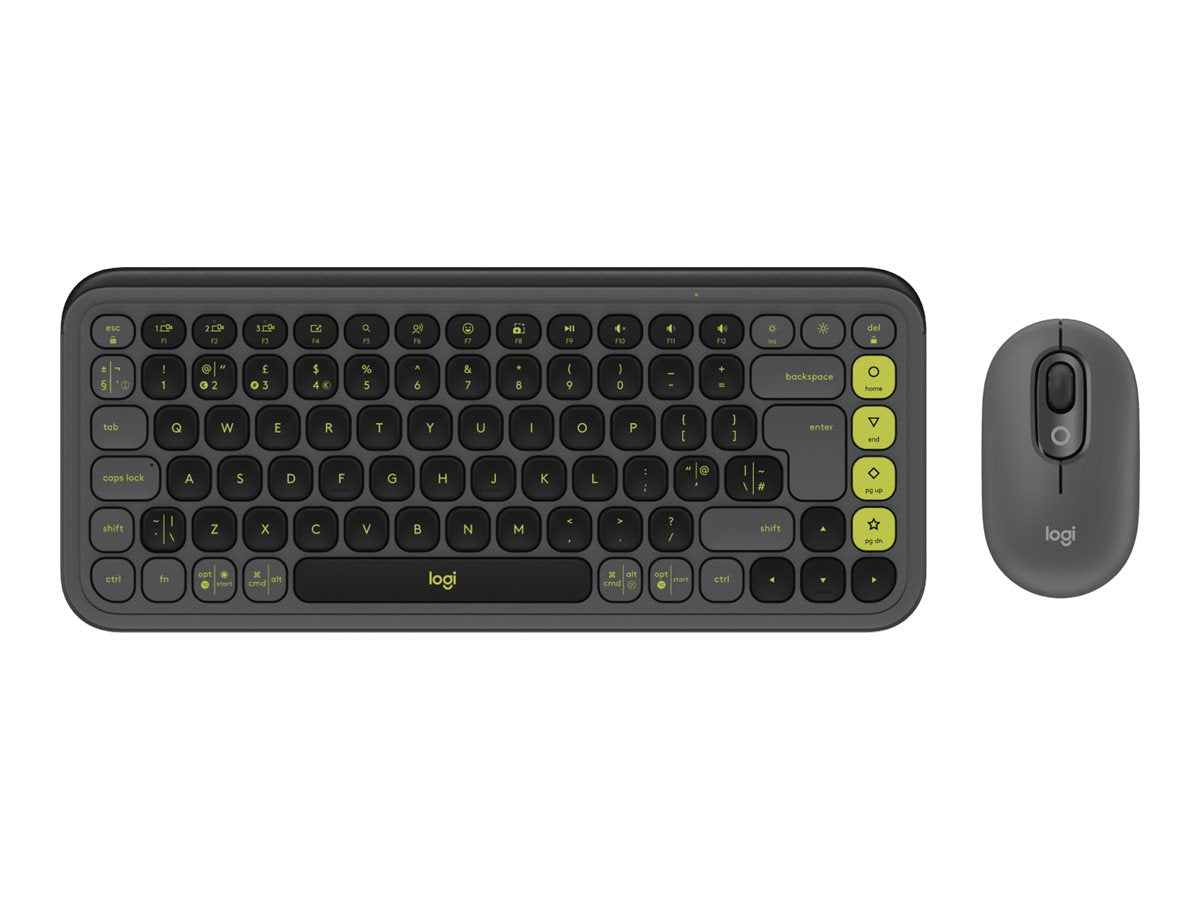LOGITECH POP ICON COMBO - GRAPHITE (UK) Vorderansicht