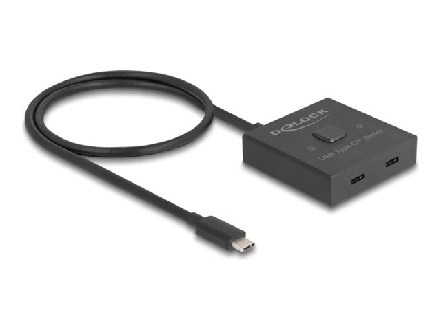 DELOCK USB 10 Gbps USB Type-C Switch 2 auf 1 bidirektional 8K