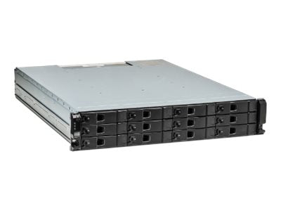 Detailansicht der Anschlüsse des SEAGATE SYSTEMS 2U12 12G SAS EBOD JBOD Rackmount Enclosure Storage System