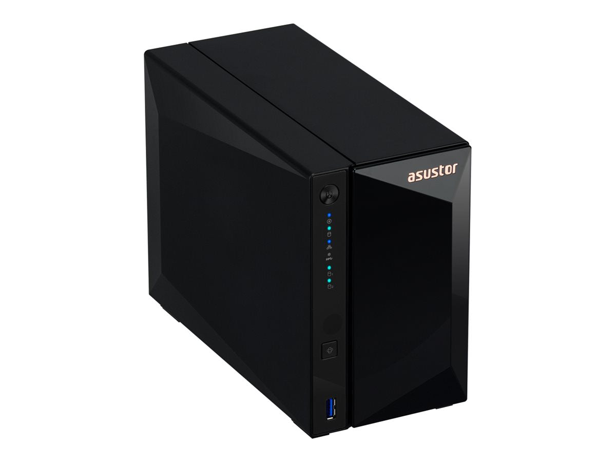 ASUSTOR AS3302T v2 NAS-Server Seitenansicht