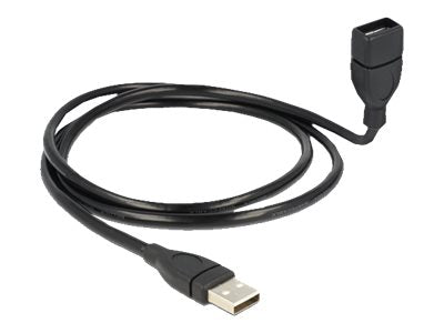 DELOCK Kabel USB 2.0-A Stecker > Buchse ShapeCable 100 cm - Vorderansicht