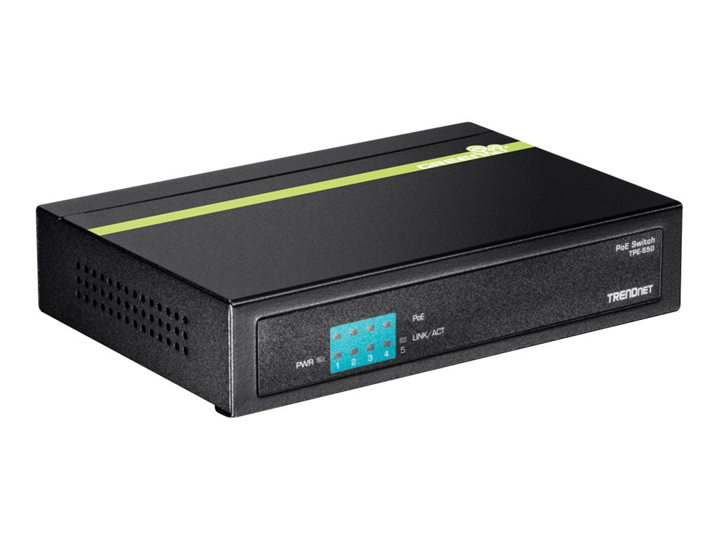 TRENDNET TPE-S50 6-Port PoE Switch Detailansicht
