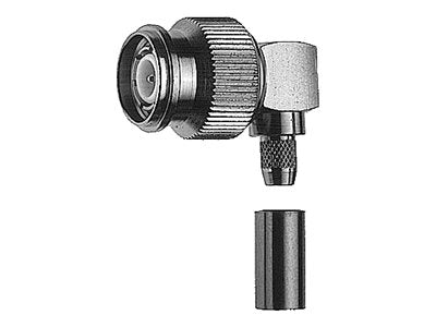 PUC TELEGÄRTNER TNC-Kabelwinkelstecker Crimp G5 RG-223/U RG-142B/U löt/crimp - Vorderansicht