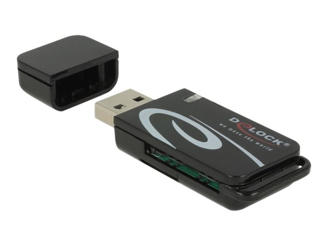 DELOCK Mini USB 2.0 Card Reader Vorderansicht