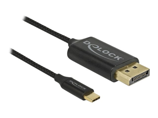 DELOCK USB Kabel Type-C zu DisplayPort DP Alt Mode 4K 60Hz 1m koaxial - Verpackung