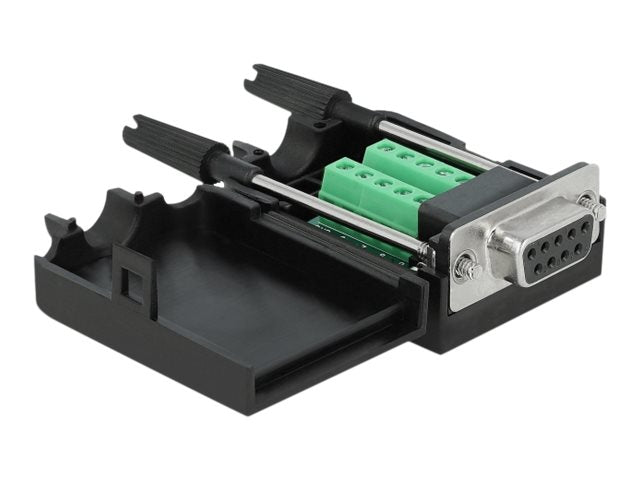 DELOCK Adapter Sub-D 9 Pin Buchse Vorderansicht