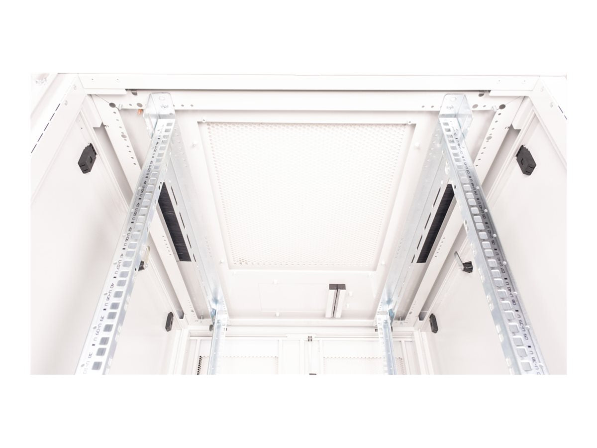 ROLINE Serverschrank 48,26cm 19Zoll 47 HE 800x1000 BxT grau - Seitenansicht