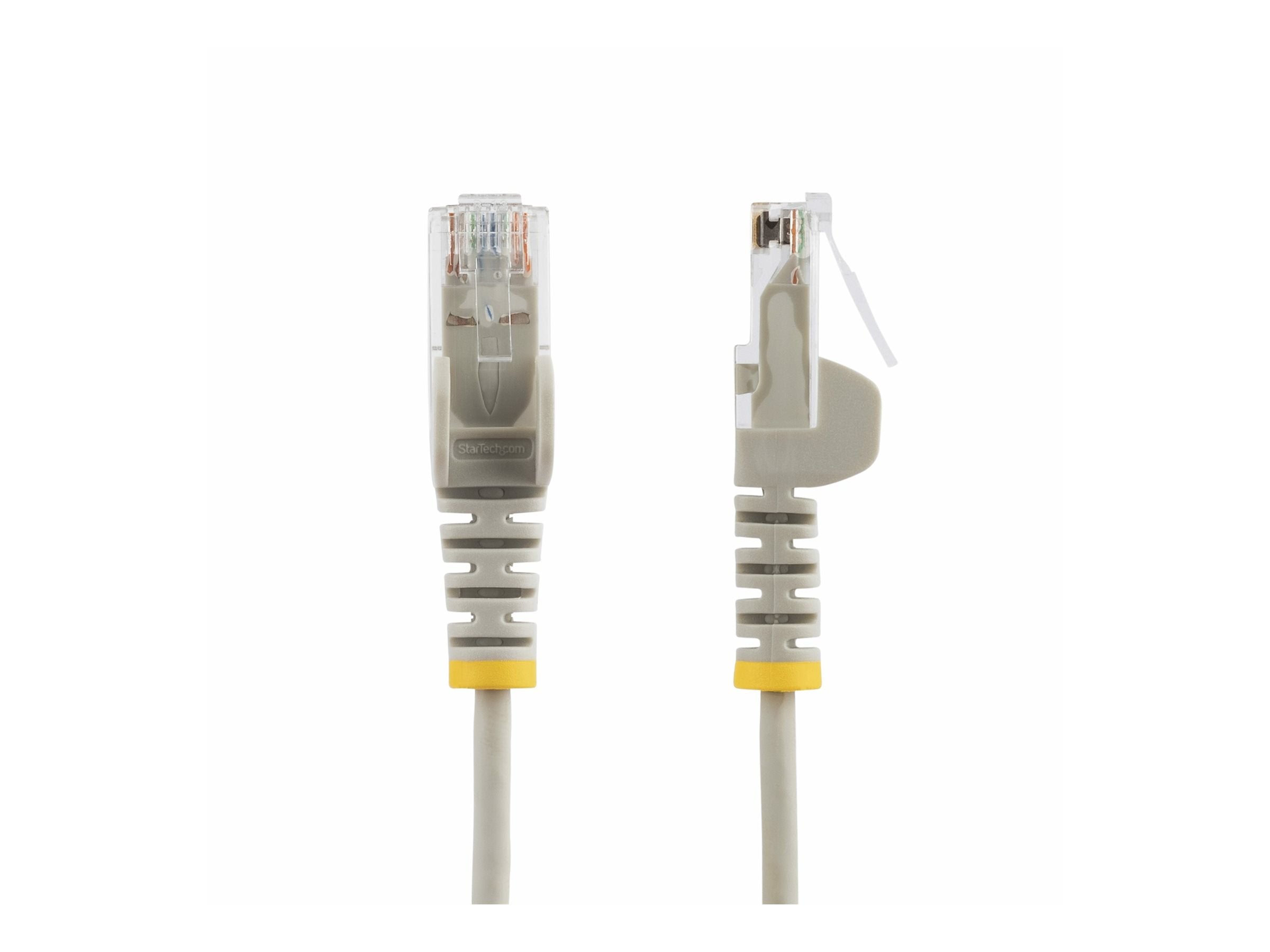 STARTECH.COM 5m Graues Schlankes CAT6-Ethernet-Kabel Snagless RJ45 LSZH 28AWG Reines Kupfer Patchkabel/Netzwerkkabel