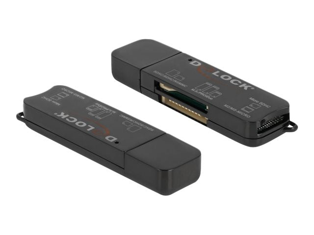 DELOCK SuperSpeed USB Card Reader Rückansicht