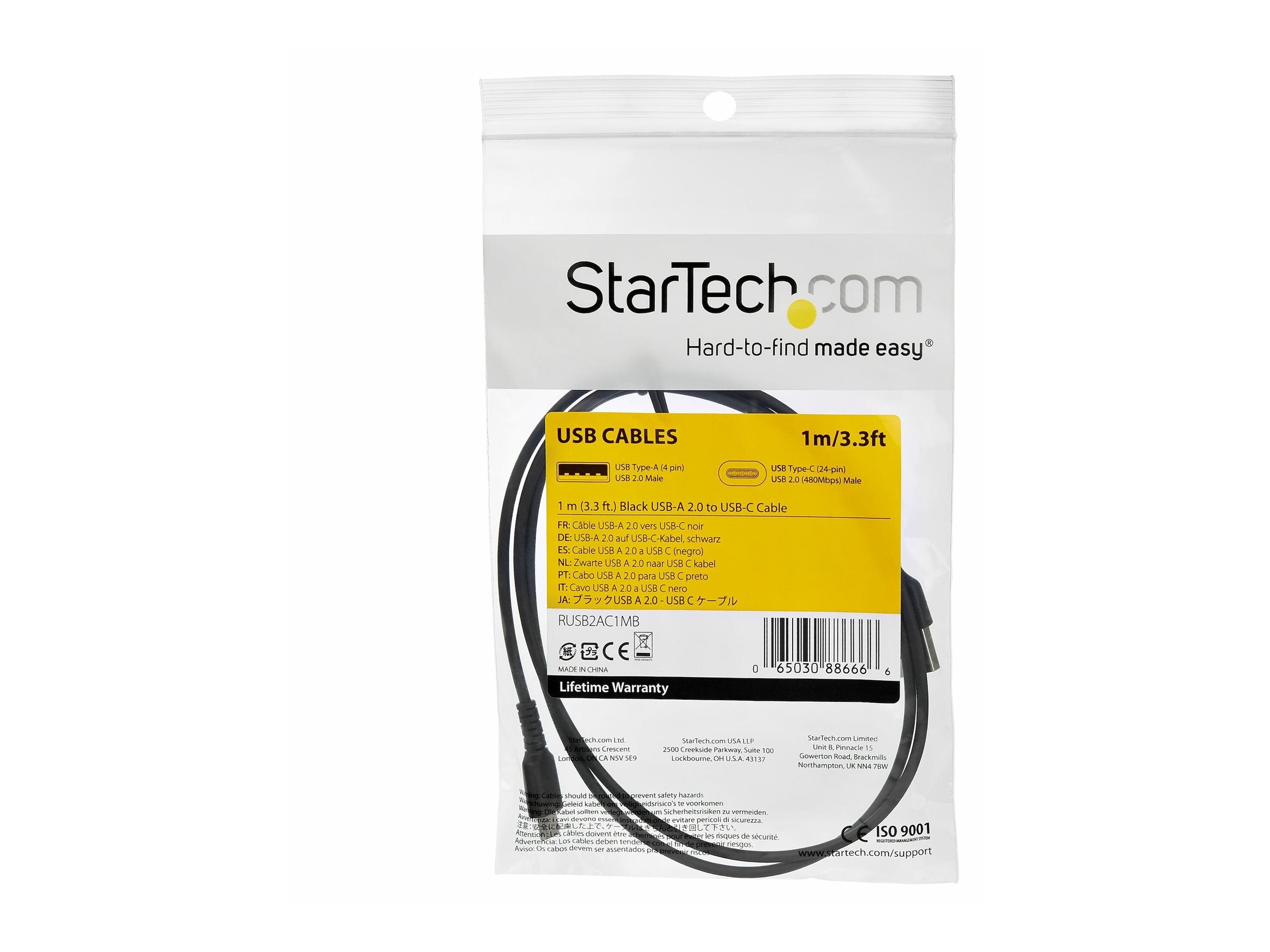 STARTECH.COM 1m USB-C Kabel Detailansicht
