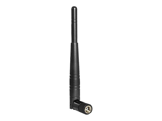 DELOCK Antenne WLAN RP-SMA 802.11 a/b/g/n 3 dBi omni Gelenk schwarz - Vorderansicht