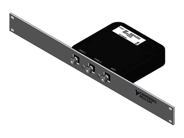 PROCOM 19Zoll x 1HE Montageplatte-F Vorderansicht