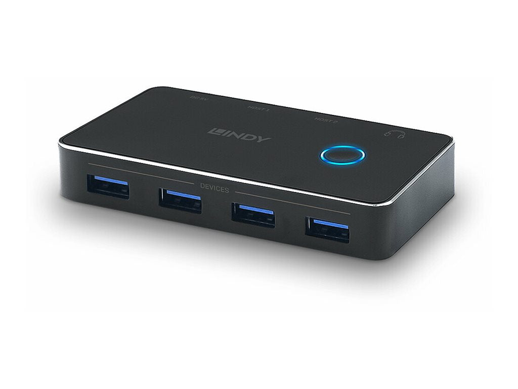 LINDY USB 3.0 Sharing Switch 2:4 Anschlussmöglichkeiten